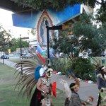 Virgen de Guadalupe & Toltecas en Aztlan at Chicano Park 2012 by Remy Bermudez 2