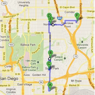 bike route j anderson