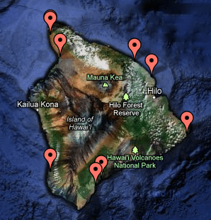 Hawaii County Campgrounds
