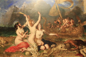 The Sirens and Ulysses, 1837 By painter William Etty 