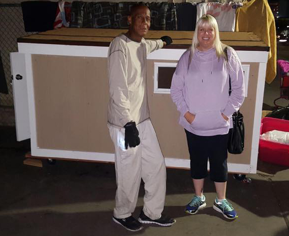 Red And Lisa With Shelter