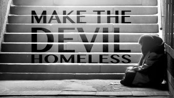 homeless make devil
